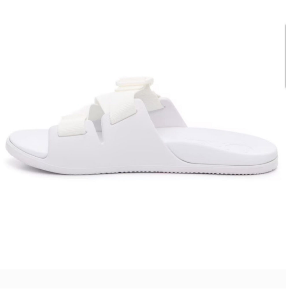 Chaco Chillos White Slide Sandals Womens Size 10 - Picture 4 of 4